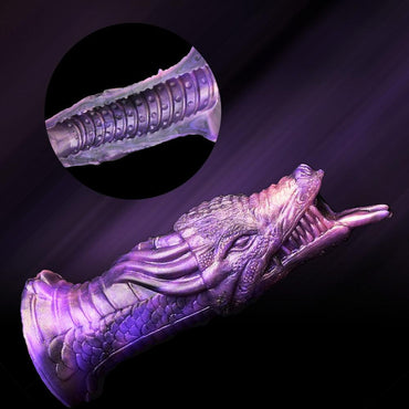 Samael Dragon Penis Sleeve - Hollow Cock Extender for Enhanced Pleasure - BeastGasm