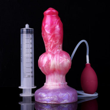 🐶Sifus Squirting Dog Knot Dildo – Fantasy Beast Play by BeastGasm - BeastGasm