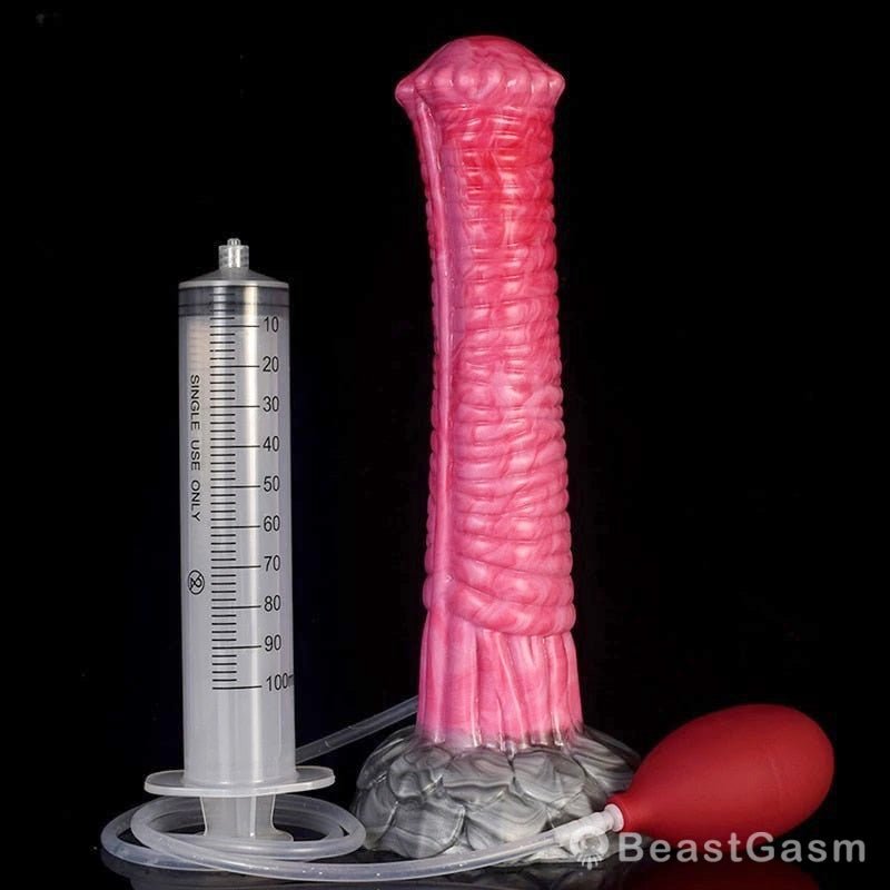 👹 🐎Sleipnir 10.6 - Inch Ejaculating Horse Dildo – Giant Monster Minotaur Toy - BeastGasm