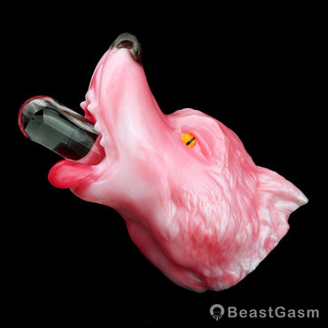 🦊 Spirit Fox Luna: Concealed Fantasy Wolf Head Stroker - BeastGasm
