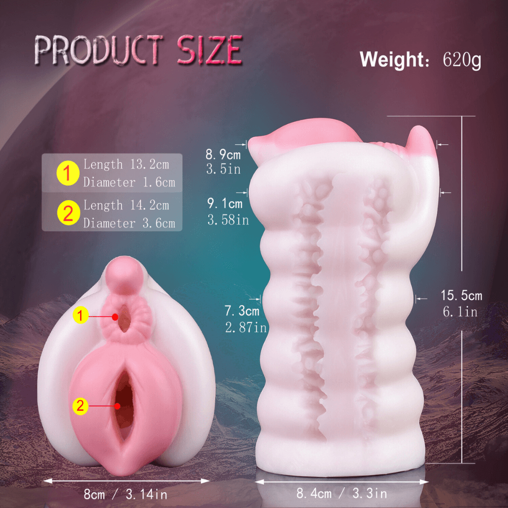 Swine Bliss Pig Masturbator – Dual - Entry Fantasy Stroker - BeastGasm