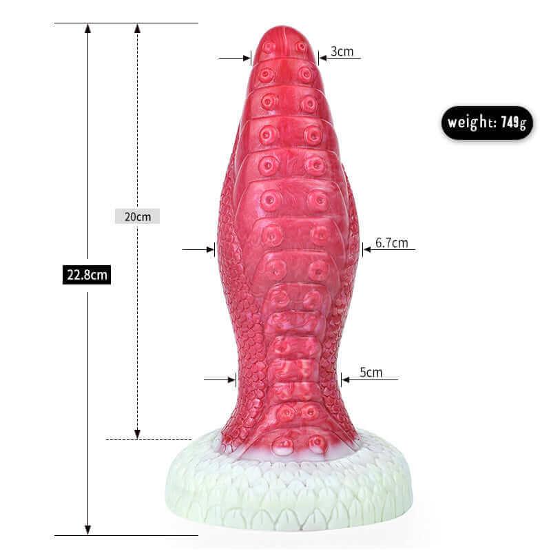 Symbiotic Dildo with Suction Bumps for Wild Orgasms - BeastGasm