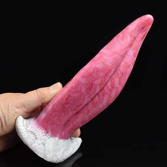 Ulyssion Vibrating Monster Tongue Dildo – 8.4” Fantasy Pleasure - BeastGasm