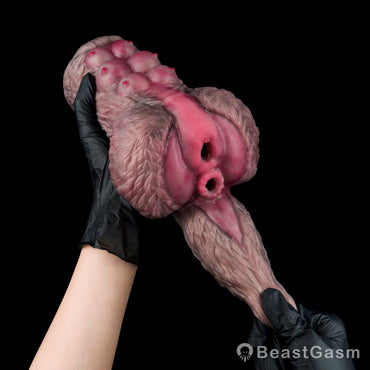 🐺 Wolf Pup Milo: Dual - Channel Fantasy Beast Stroker - BeastGasm