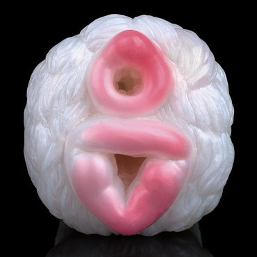 Woolly Satyr Dual - Hole Fantasy Animal Masturbator w/ Vibrator - BeastGasm