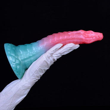 🐍 Zoe Dragon Dildo – Snake Fantasy Toy with Suction Cup - BeastGasm
