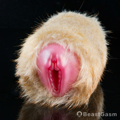 🦊 Fennec Fox Pocket Pussy | Removable Fur Male Masturbator