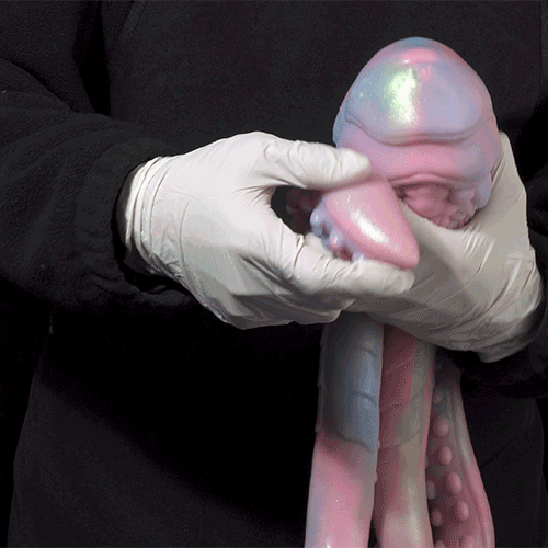 🐙✨Fantasy Alien Tentacle Sex – Premium Platinum Silicone Masturbator