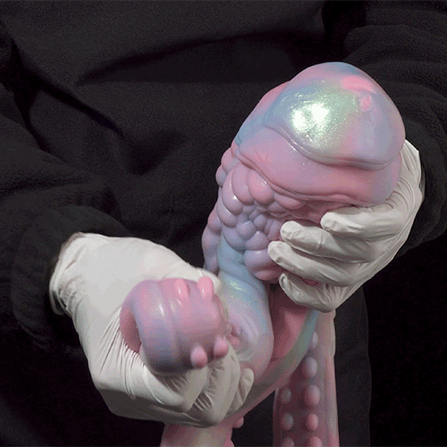 🐙✨Fantasy Alien Tentacle Sex – Premium Platinum Silicone Masturbator