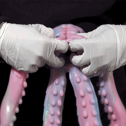 🐙✨Fantasy Alien Tentacle Sex – Premium Platinum Silicone Masturbator