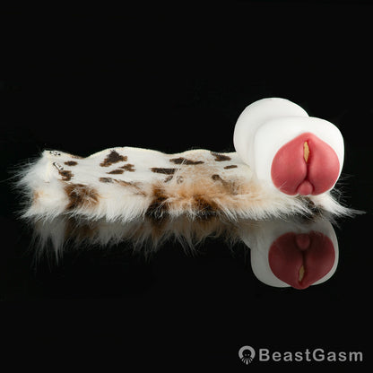 🐶 Dalmatian Fur Pocket Pussy | Removable Plush Male Masturbator