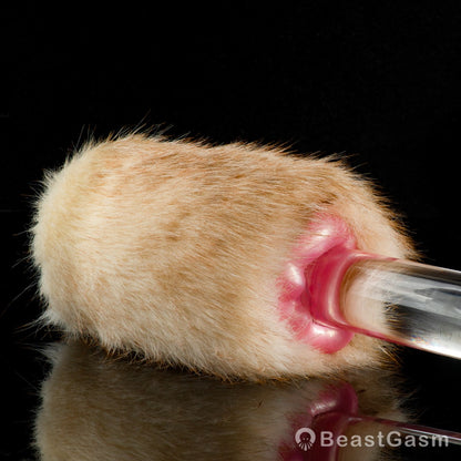 🐰 Lop Rabbit Furry Pocket Pussy | Snap-Off Plush Male Masturbator