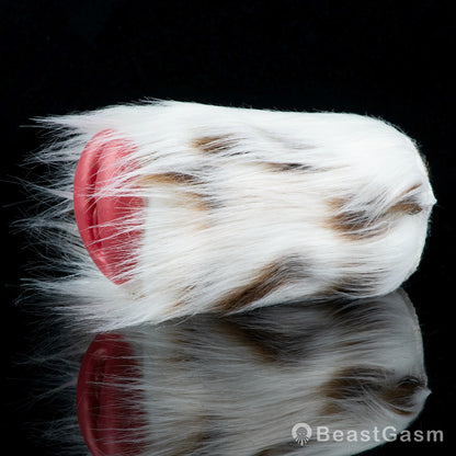 🐆 Snow Leopard Pocket Pussy | Detachable Fur Male Masturbator