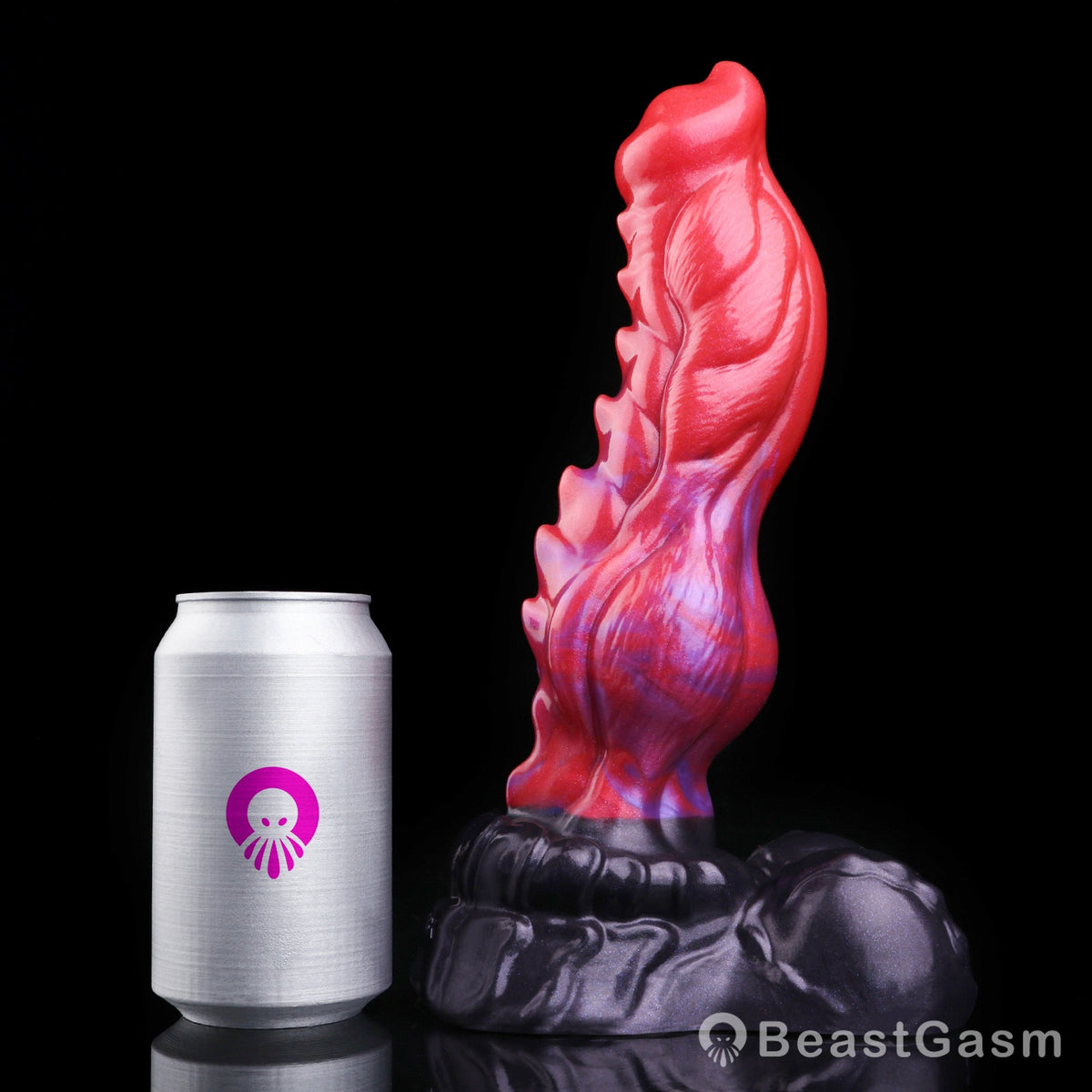 🐉 Flame Dragon Fantasy Dildo | Knotted Silicone Toy