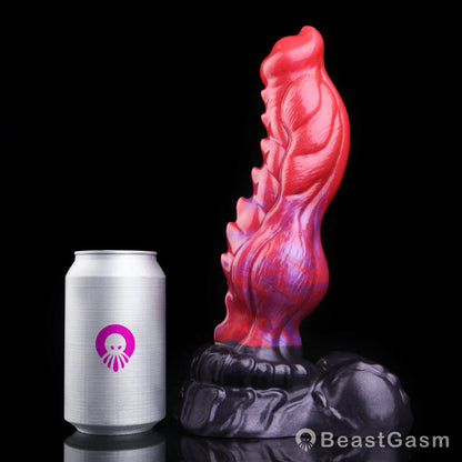 🐉 Flame Dragon Fantasy Dildo | Knotted Silicone Toy