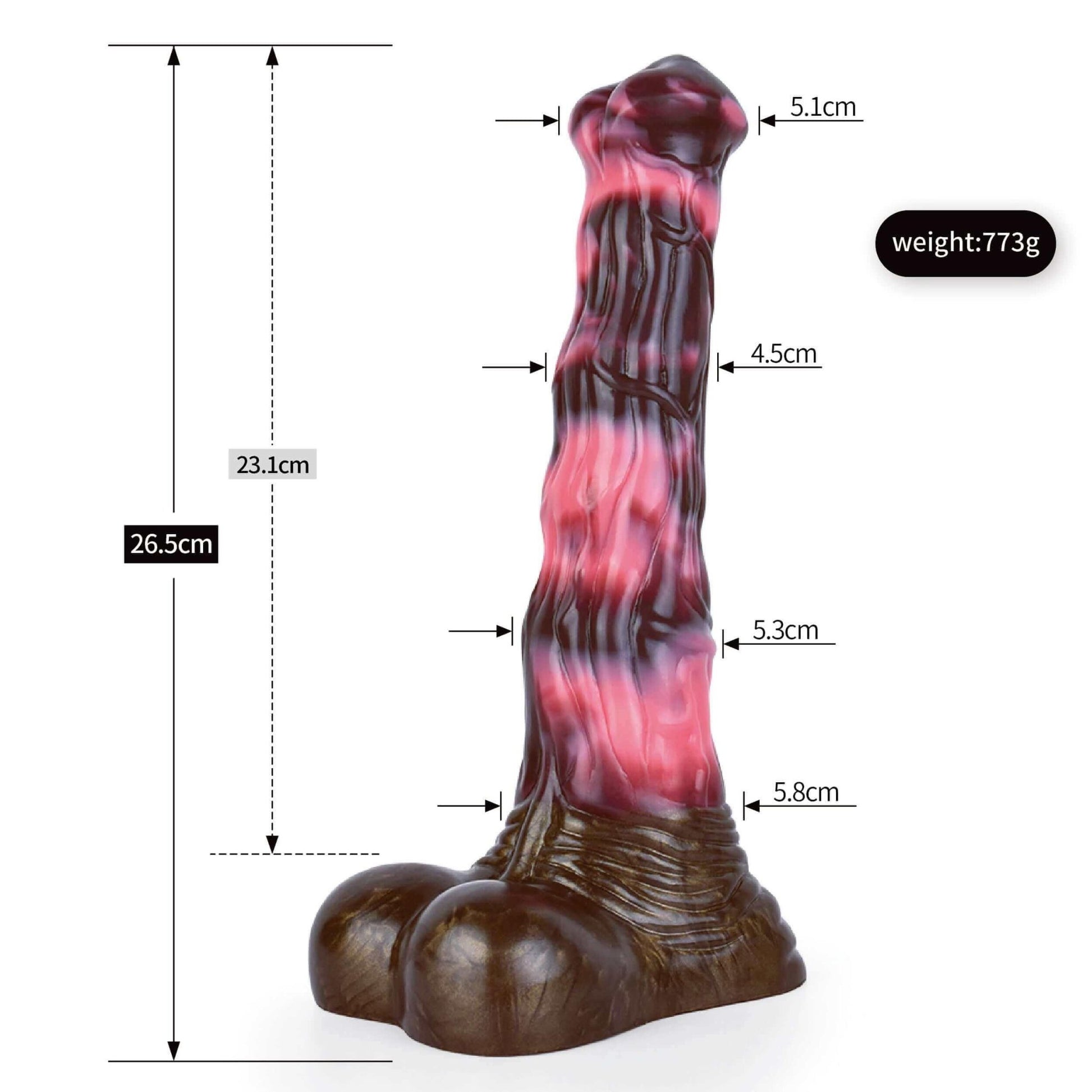 10” Horse Dildo – Bold Ruler Fantasy Toy with Lifelike Texture - BeastGasm