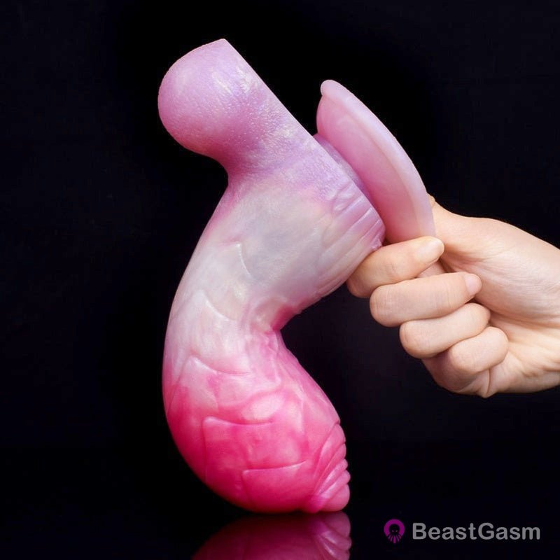 Spiral Dragon Dildo – Suction Cup Fantasy Toy for G-Spot Play - BeastGasm