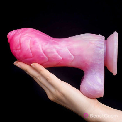 Spiral Dragon Dildo – Suction Cup Fantasy Toy for G-Spot Play - BeastGasm