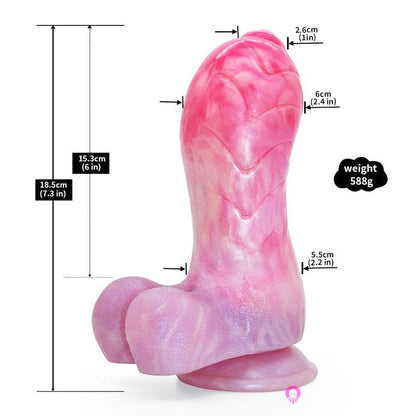 Spiral Dragon Dildo – Suction Cup Fantasy Toy for G-Spot Play - BeastGasm