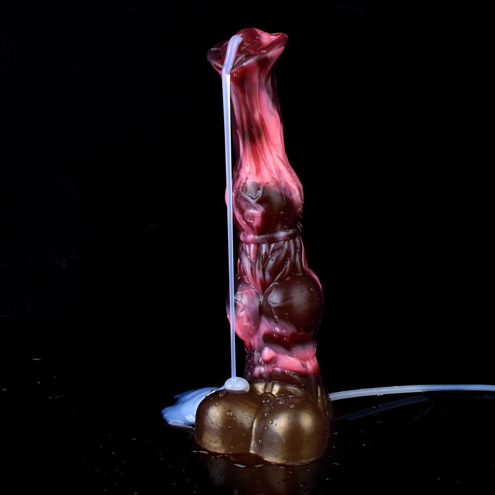 🐎 10.2 - Inch Filipe - Squirting Horse Dildo with Large Knot - BeastGasm