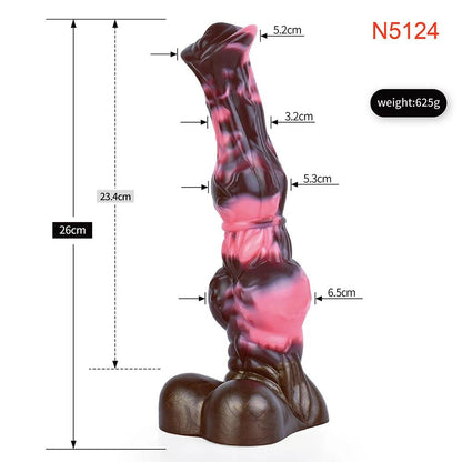 🐎 10.2 - Inch Filipe - Squirting Horse Dildo with Large Knot - BeastGasm