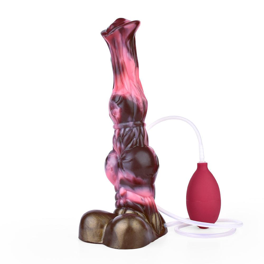 🐎 10.2 - Inch Filipe - Squirting Horse Dildo with Large Knot - BeastGasm