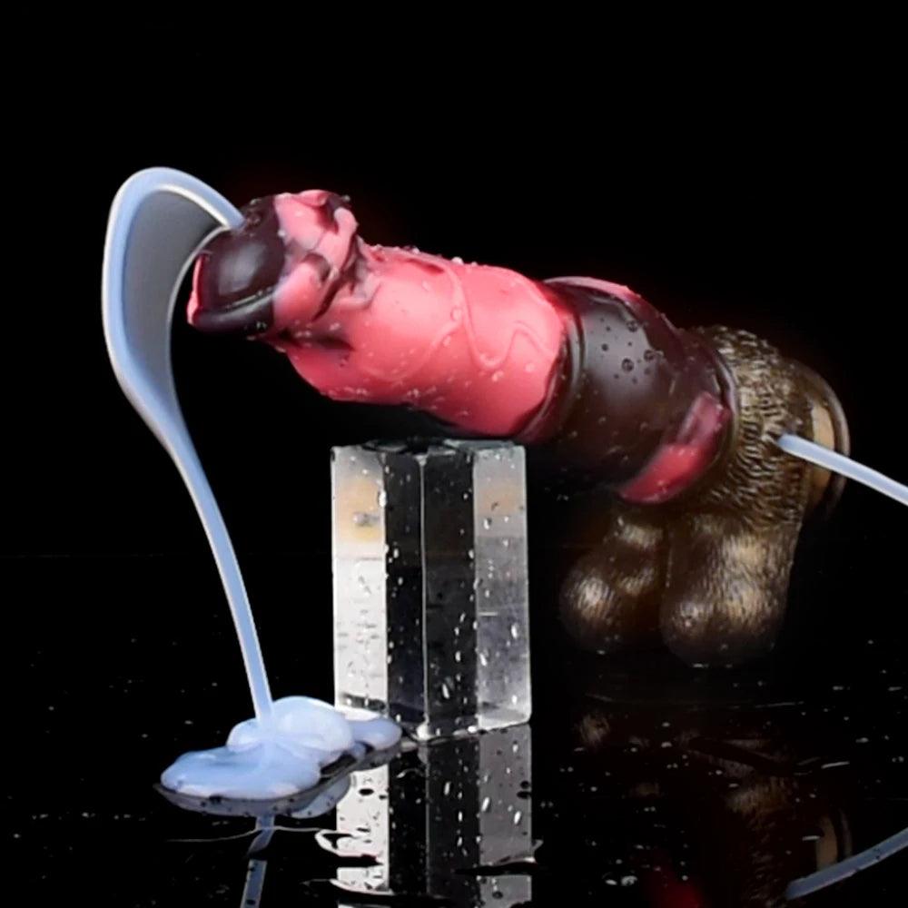 🐎 10.2 Inch Thunderhoof - Thick Ejaculating Horse Dildo with Huge Knot - BeastGasm
