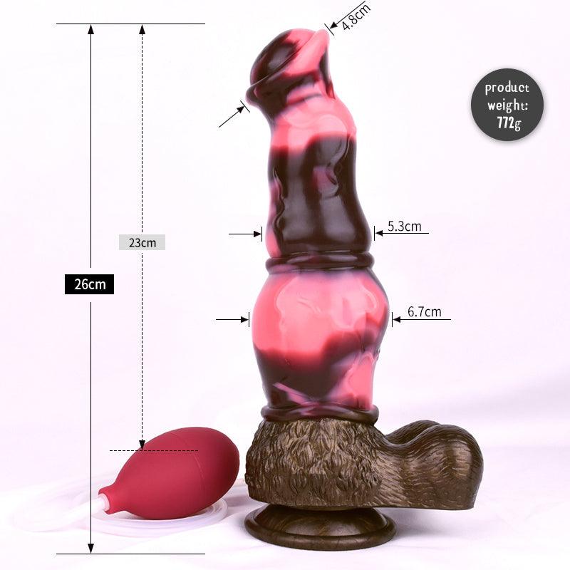 🐎 10.2 Inch Thunderhoof - Thick Ejaculating Horse Dildo with Huge Knot - BeastGasm