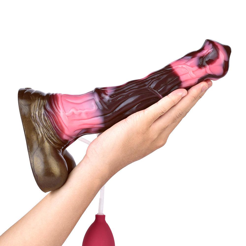 🐎 10.4 - Inch Alicorn, Huge Ejaculating Unicorn Dildo - BeastGasm