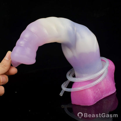 🐺 10.4 - Inch Fenrir - Huge Squirting Wolf Dildo with Knot & Suction Cup - BeastGasm