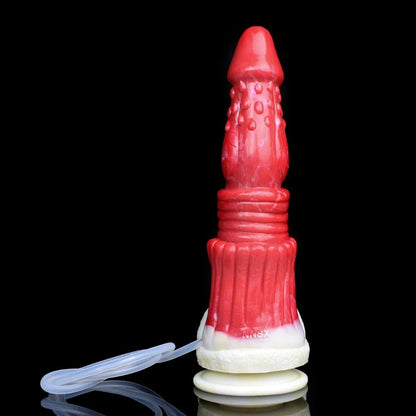 👽 10.4 - Inch Tiamat - Ejaculating Ribbed Alien Dildo - BeastGasm