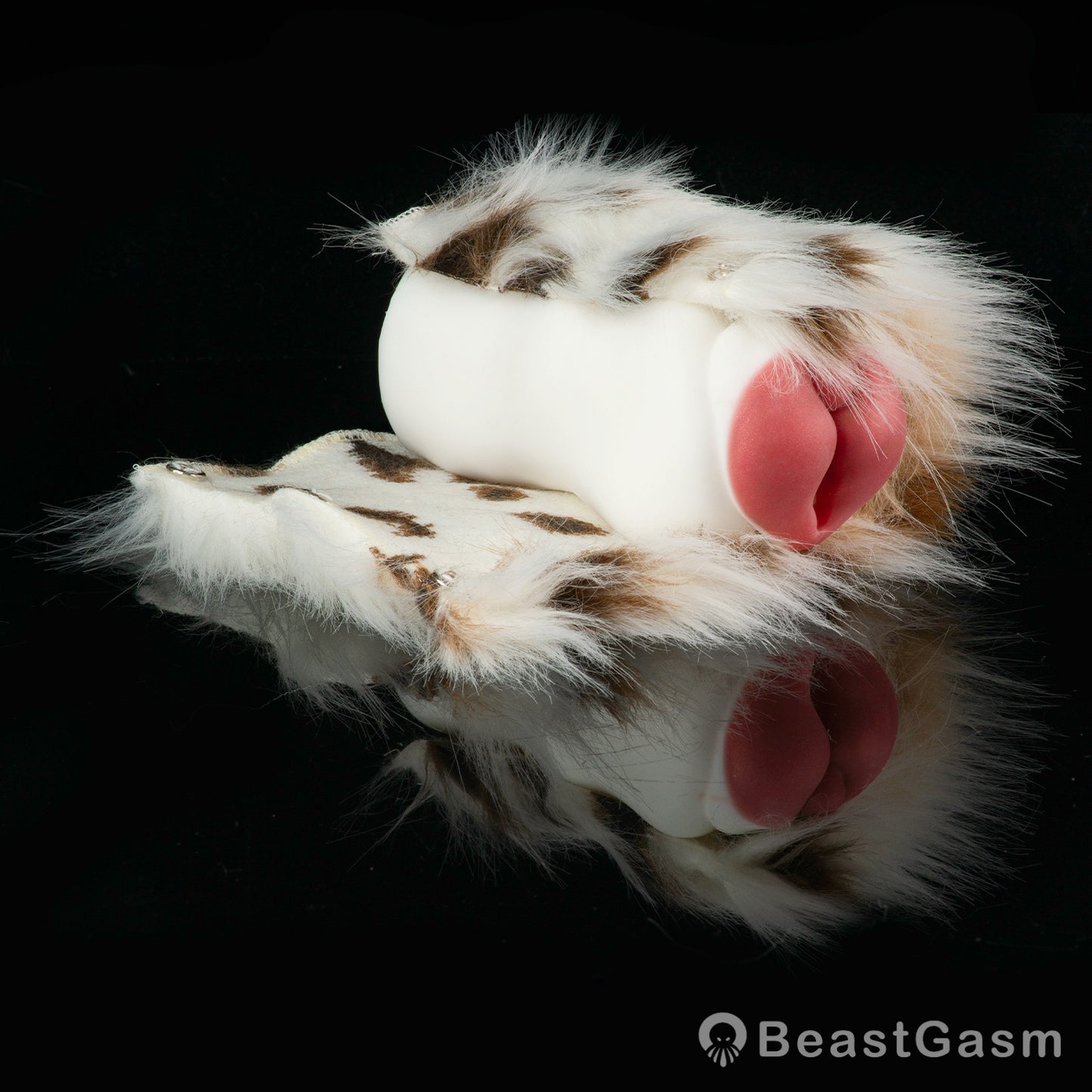 🐶 Dalmatian Fur Pocket Pussy | Removable Plush Male Masturbator