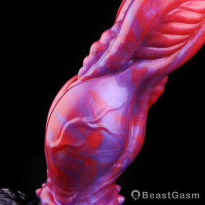 🐲 Shadow Dragon Fantasy Dog Dildo — Organic S-Curve Spine