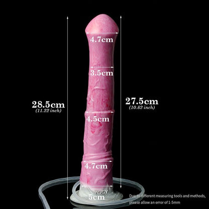 🐴 11 - Inch Bael Huge Ejaculating Horse Dildo – Realistic Fantasy Toy with Cum Tube - BeastGasm