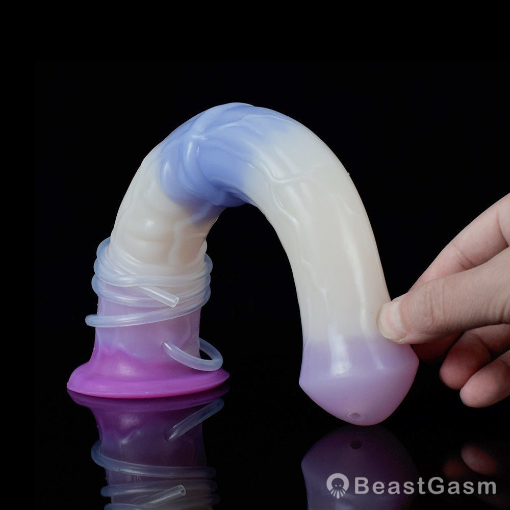 🐴 11 - Inch Bael Huge Ejaculating Horse Dildo – Realistic Fantasy Toy with Cum Tube - BeastGasm