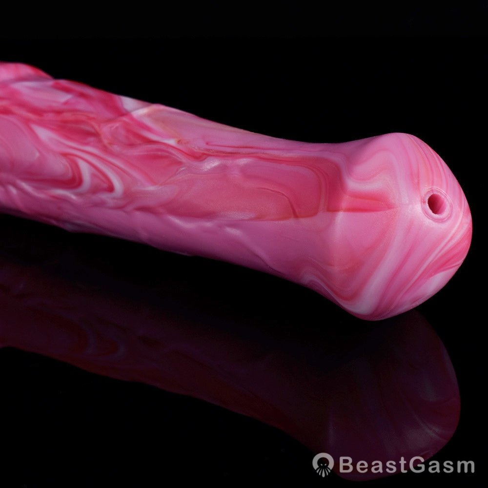 🐴 11 - Inch Bael Huge Ejaculating Horse Dildo – Realistic Fantasy Toy with Cum Tube - BeastGasm