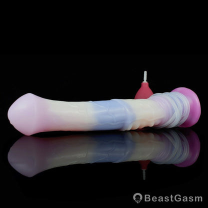 🐴 11 - Inch Bael Huge Ejaculating Horse Dildo – Realistic Fantasy Toy with Cum Tube - BeastGasm