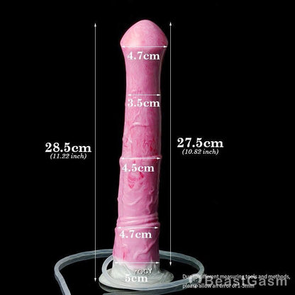 🐴 11 - Inch Bael Huge Ejaculating Horse Dildo – Realistic Fantasy Toy with Cum Tube - BeastGasm
