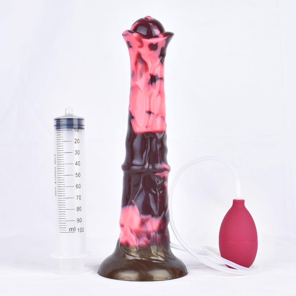 🐎 11.18 Inches Harmog, Large Ejaculating Horse Dildo - BeastGasm