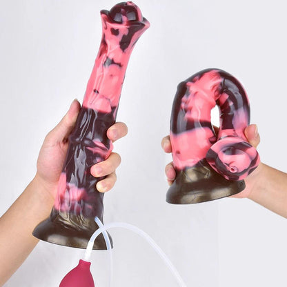 🐎 11.18 Inches Harmog, Large Ejaculating Horse Dildo - BeastGasm