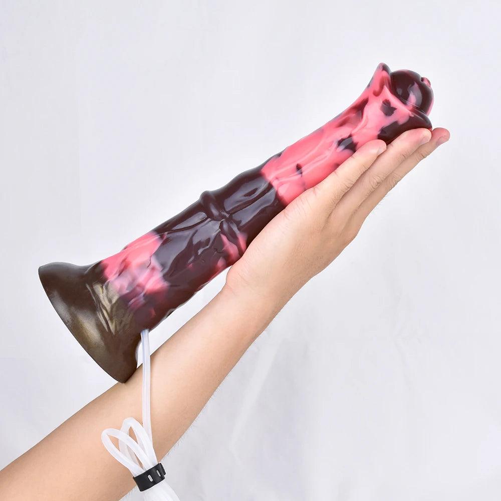 🐎 11.18 Inches Harmog, Large Ejaculating Horse Dildo - BeastGasm