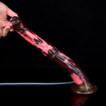 🐎 12 - Inch Galahad, Large Squirting Minotaur Dildo - BeastGasm