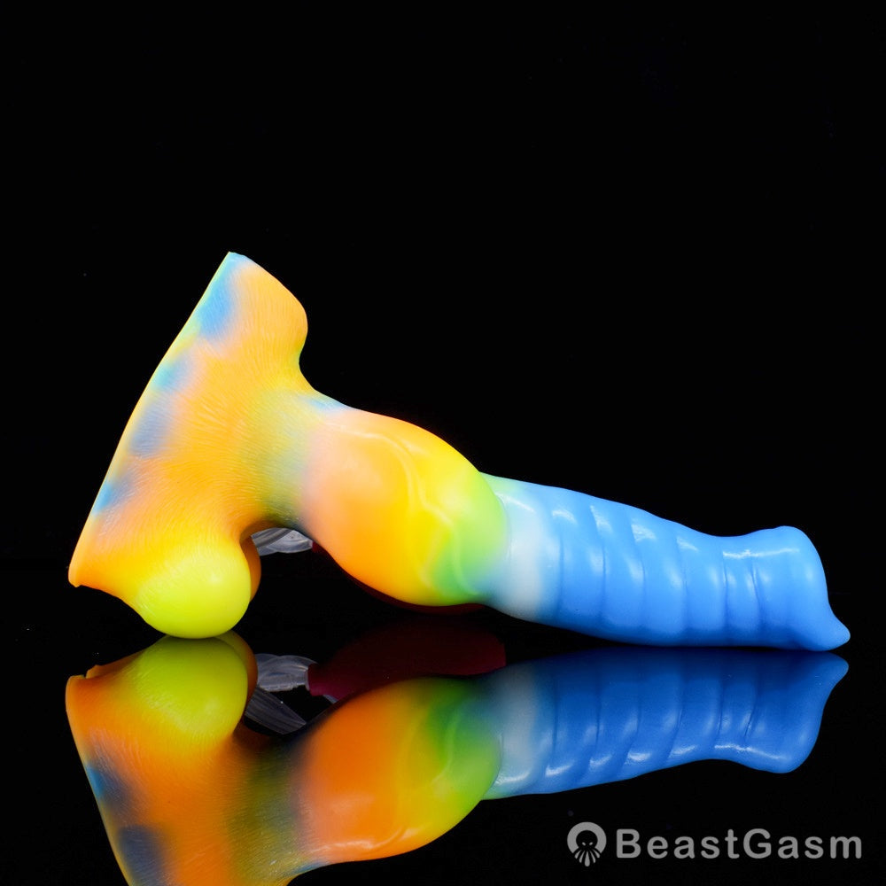 🐺 FENRIR Vibrating Wolf Dildo Glow Fantasy Toy