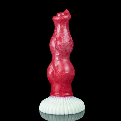 🐶Knotted Dog Vibrator – 7.87” Fantasy Dildo with Suction & Vibes