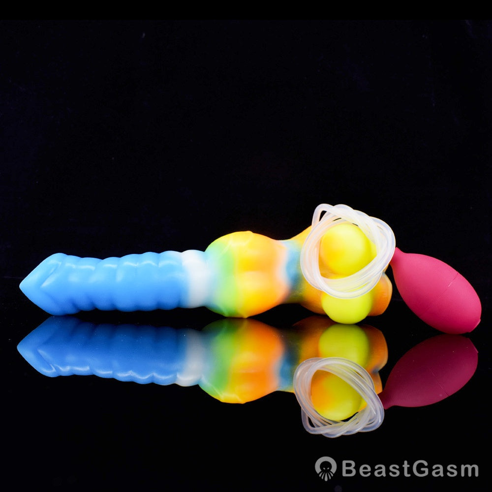 🐺 FENRIR Vibrating Wolf Dildo Glow Fantasy Toy