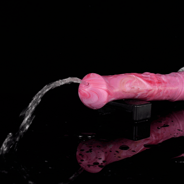 🐴 ديلدو حصان ضخم 11 بوصة - لعبة خيالية واقعية مع أنبوب للقذف