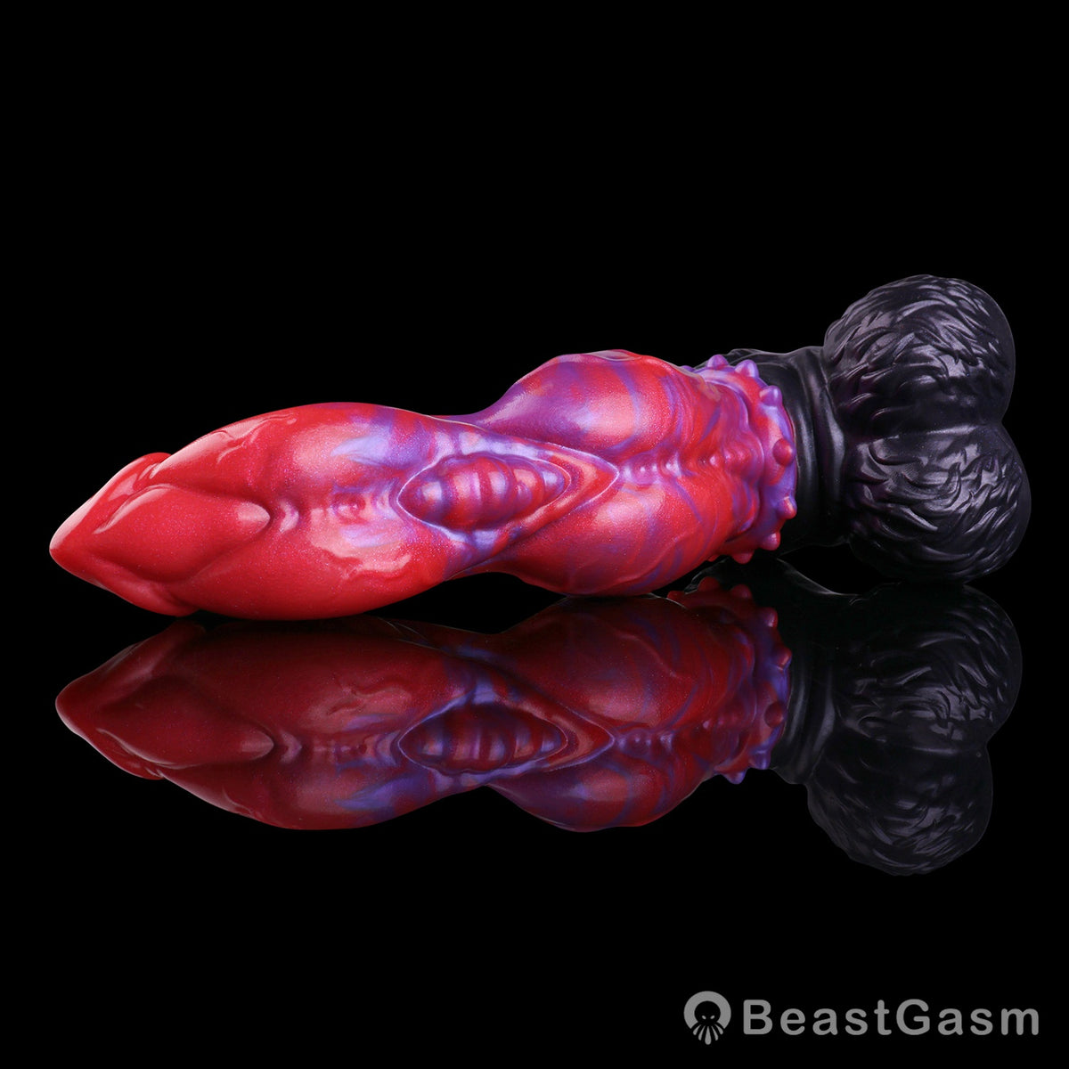 🐲 Shadow Dragon Fantasy Dog Dildo — Organic S-Curve Spine