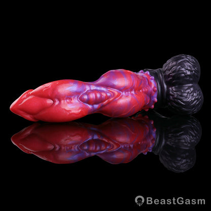 🐲 Shadow Dragon Fantasy Dog Dildo — Organic S-Curve Spine