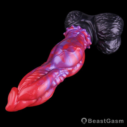 🐲 Shadow Dragon Fantasy Dog Dildo — Organic S-Curve Spine