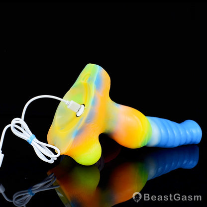 🐺 FENRIR Vibrating Wolf Dildo Glow Fantasy Toy